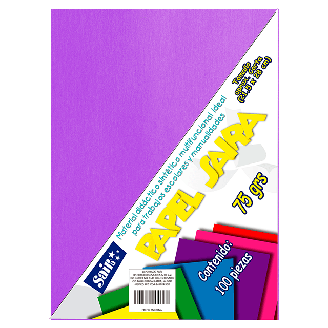 PAPEL BOND #14 MORADO T/C C/100