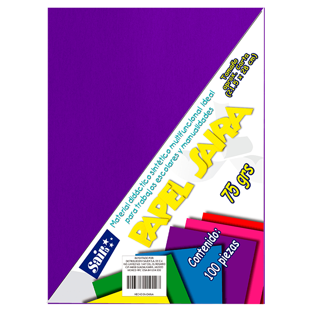 PAPEL BOND #15 MORADO INTENSO T/C C/100