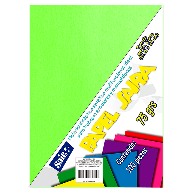 PAPEL BOND #17 VERDE PISTACHE T/C C/100
