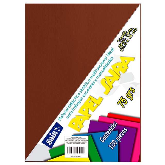 PAPEL BOND #29 CHOCOLATE T/C C/100
