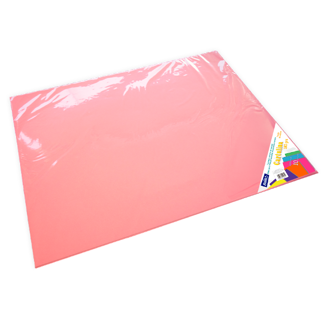 CARTULINA PAQ C/10 C-37 SALMON 50X65 180 GM