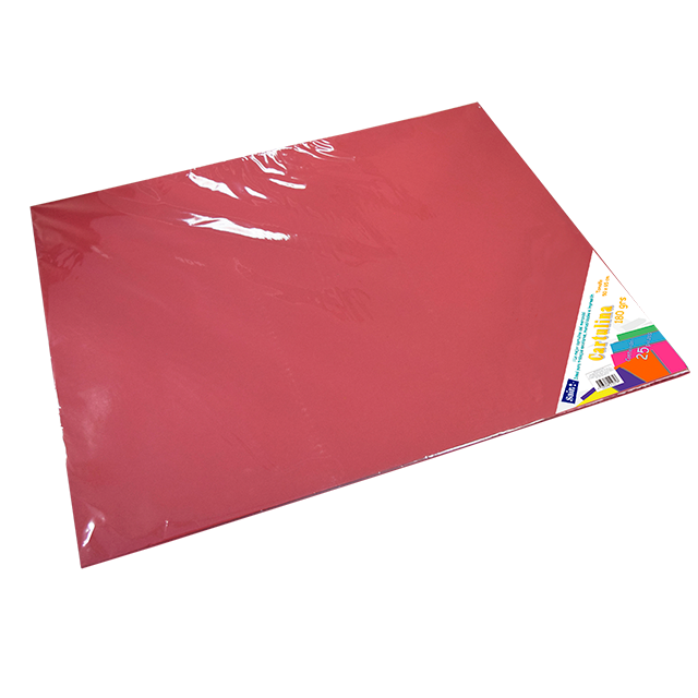 CARTULINA PAQ C/25 C-34 VINO 50X65 180 GM