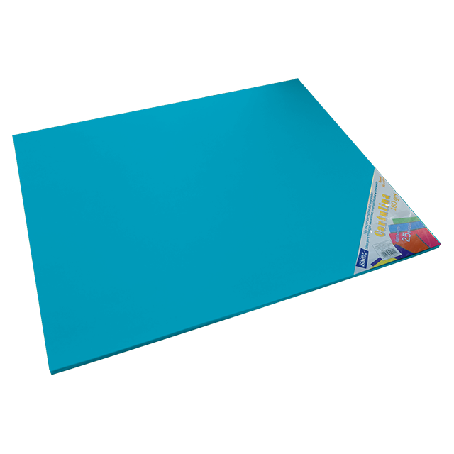 CARTULINA PAQ C/25 C-47 TURQUESA 50X65 180 GM