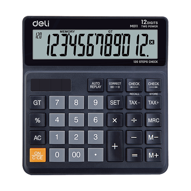 Deli M110 Calculadora negra pza