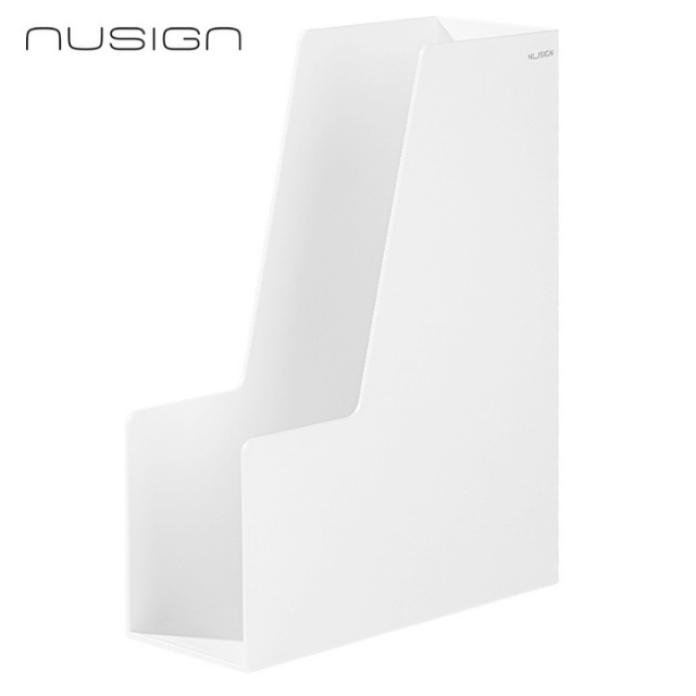 Deli NS022 Revistero plástico blanco pza