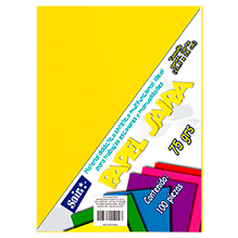 PAPEL BOND #21 AMARILLO CANARIO T/C C/100