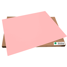 BRISTOL CELLUFIBRA 130 GRS 50X65 ROSA PAQ C/100