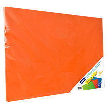 FOAMY 70X90 #10 NARANJA INTENSO C/10