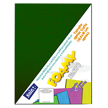 FOAMY PLUSH PASTO 08 VERDE BANDERA T/CARTA PQT C/10