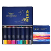 Deli C122-36 Lápices de colores hexagonales estuche c/36 pzas