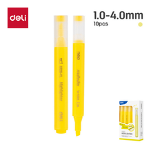 Deli U12S-YL Marcatexto fluorescente Amarillo caja c/10 pzas