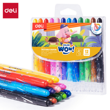Deli C216-12 Crayones giratorios blister c/12 pzas