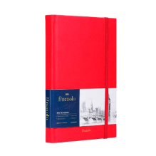 Deli C284 Cuaderno para dibujo rojo A5 (14.8cmX21cm ) 40 hojas 160 gr pza