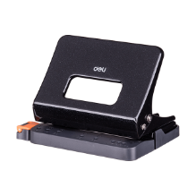 Deli 0141 Perforadora sin esfuerzo 2 agujeros negra pza