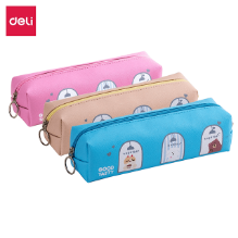 Deli EH914 Lapicera de animales pequeños azul/rosa/beige caja c/24 pzas