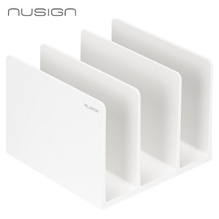 Deli NS006 Sujetador para libros blanco con 3 divisiones inner c/6 cajas