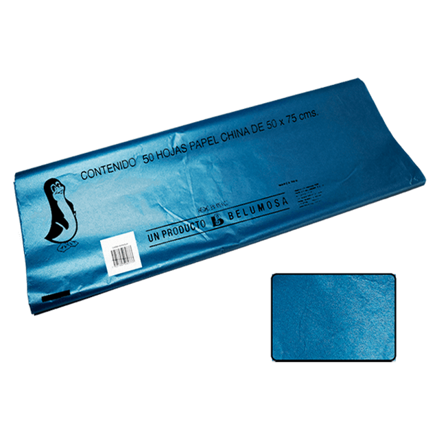 CHINA PAPEL BELUMOSA 20 C/50 NO.67 AZUL PERLA