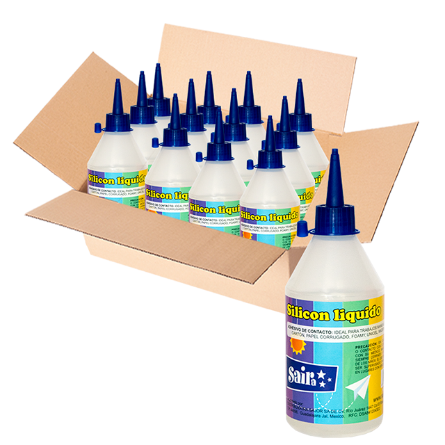 SILICON LIQUIDO 250 ML CAJA C/12 PZAS