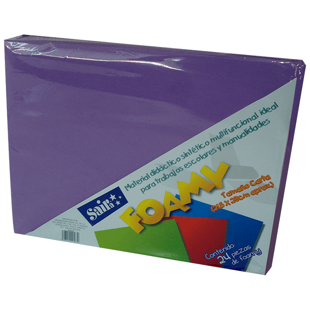 FOAMY T/C #25 MORADO OBSCURO C/24