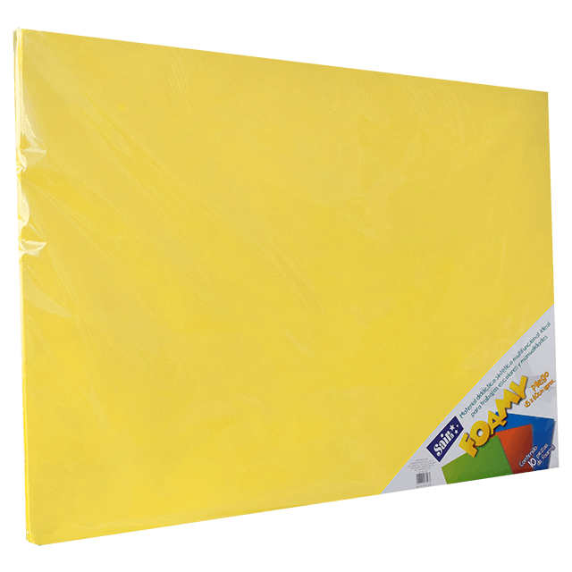 FOAMY 43X56 #17 AMARILLO CANARIO C/10