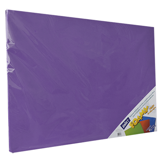 FOAMY 43X56 #22 MORADO C/10
