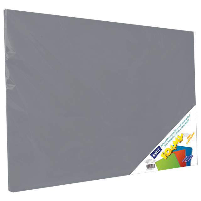 FOAMY 70X90 #19 GRIS C/10