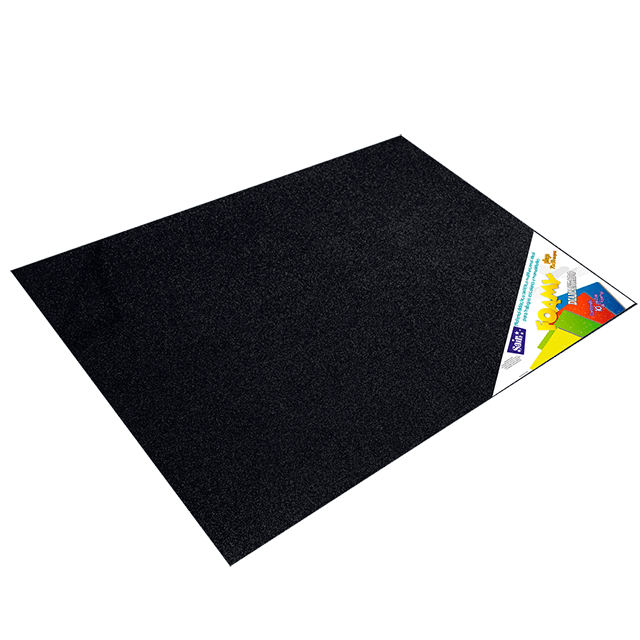 FOAMY DIAMANTADO 70X90 #12 NEGRO C/10