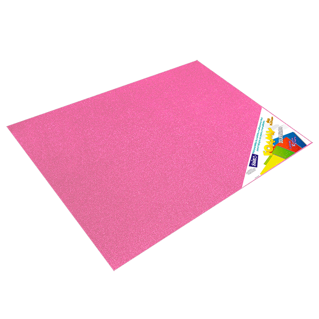 FOAMY DIAMANTADO 70X90 #19 ROSA PASTEL C/10