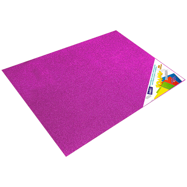 FOAMY DIAMANTADO 70X90 #24 FUCSIA C/10