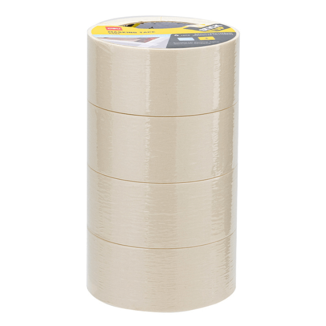 Deli A404 Masking tape 50mmx46mx145micras empaque c/4 pzas