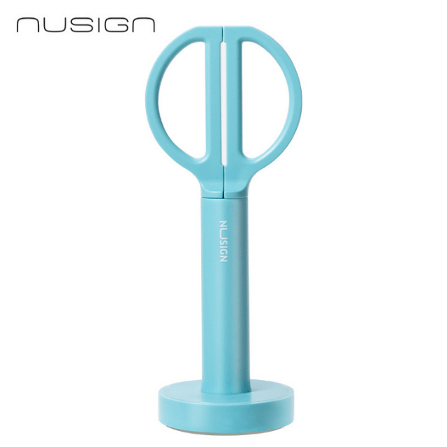 Deli NS051 Tijera con soporte azul 7 pulgadas pza