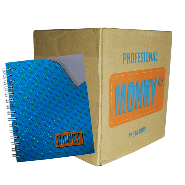 MONKY CUADERNO PROF. P.DURA BLANCO 200 HOJAS PAQ. C/15