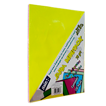 MINIPACK T/CARTA COLORES FLUORESCENTES Y PASTELES C/100 H