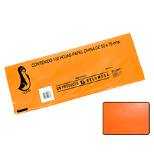 CHINA PAPEL BELUMOSA 10 C/100 04 NARANJA