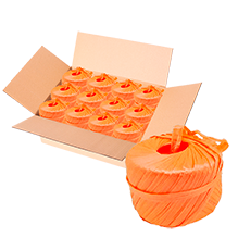 RAFIA TOYO BOLA 100 GR 7 NARANJA CAJA C/200