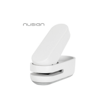 Deli NS088 Mini perforadora blanca de 1 agujero caja c/12 pzas