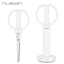 Deli NS051 Tijera con soporte blanca 7 pulgadas pza