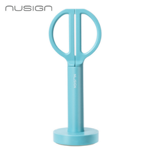 Deli NS051 Tijera con soporte azul 7 pulgadas pza