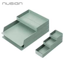 Deli NS001 Set de charolas organizadoras verde caja c/6 pzas