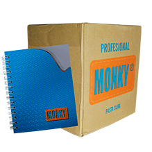 MONKY CUADERNO PROF. P.DURA BLANCO 200 HOJAS PAQ. C/15